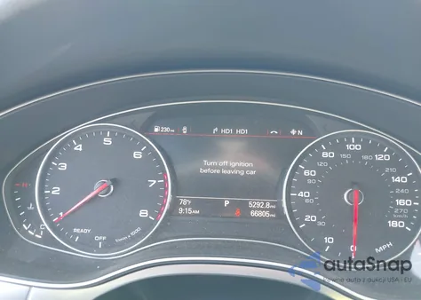 2017 Audi A6 2.0T Premium из США, поврежденный, VIN WAUC8AFC2HN057292